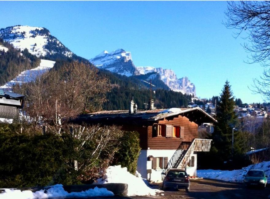 Charmant Appartement Dans Chalet 레 카로즈 다라세 외부 사진